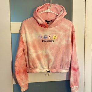 Faded Rose  crop top sweater size S